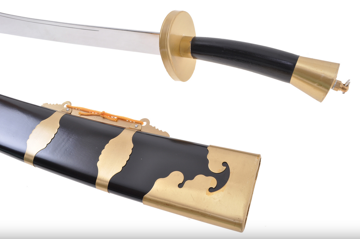 Tradiční široká šavle, nerezová ocel - tuhý