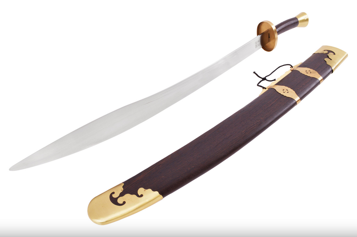 Tradiční šavle - neohebná, nerezová ocel