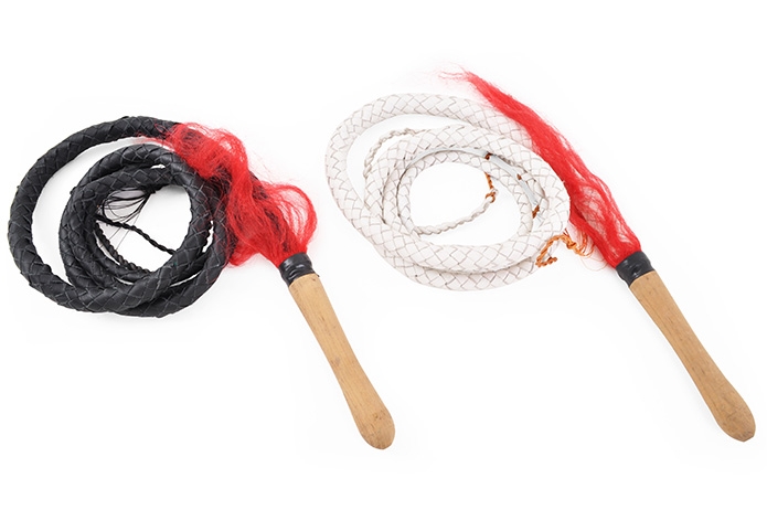 Kožený dlouhý bič - 370 cm