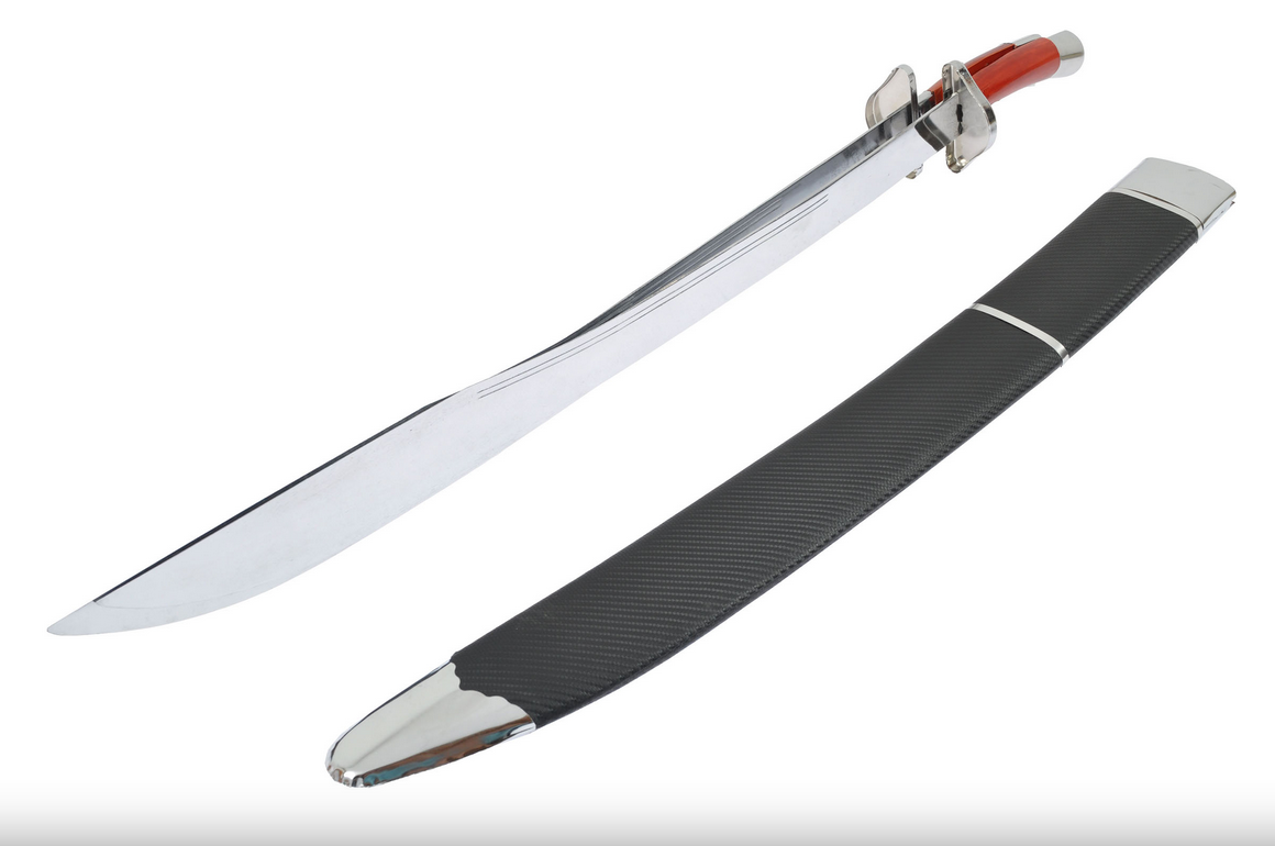 Moderní dvojitá široká šavle s pochvou - Flexibilní