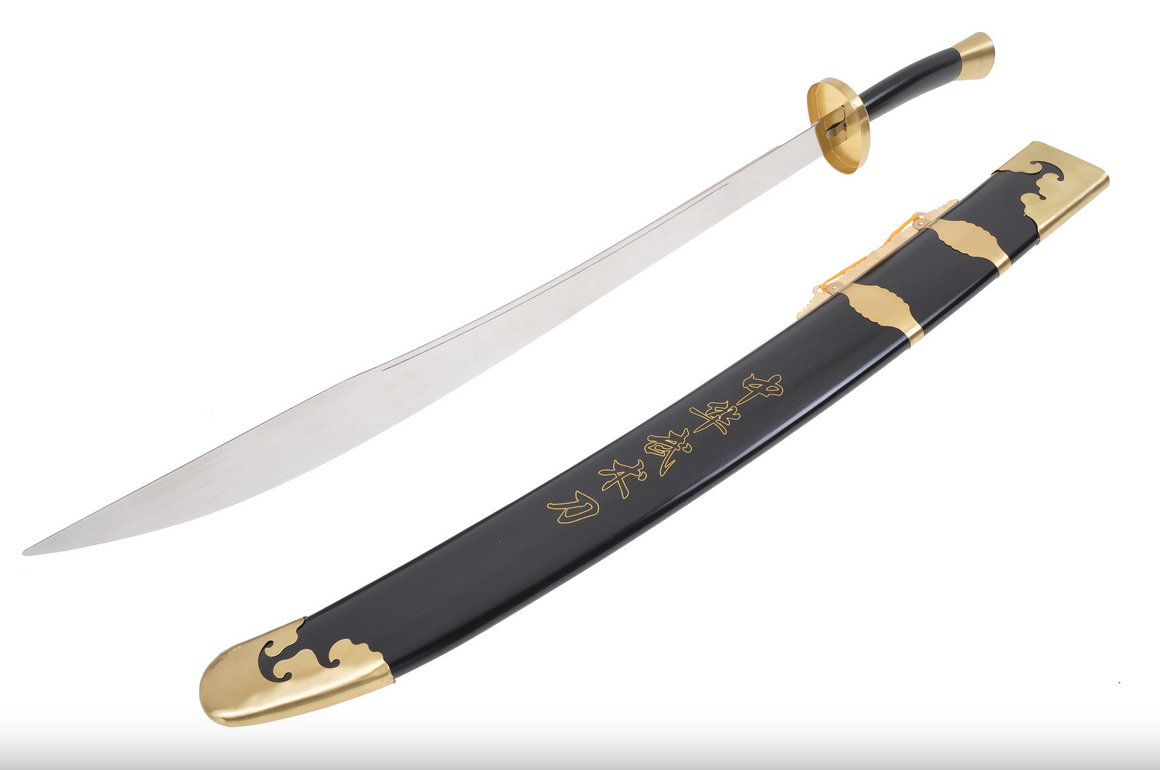 Tradiční široká šavle, nerezová ocel - polopružná