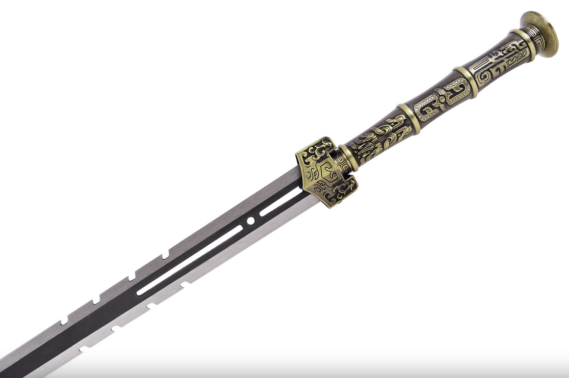 Han meč ChuanQi - Čepel se zářezy, tuhý