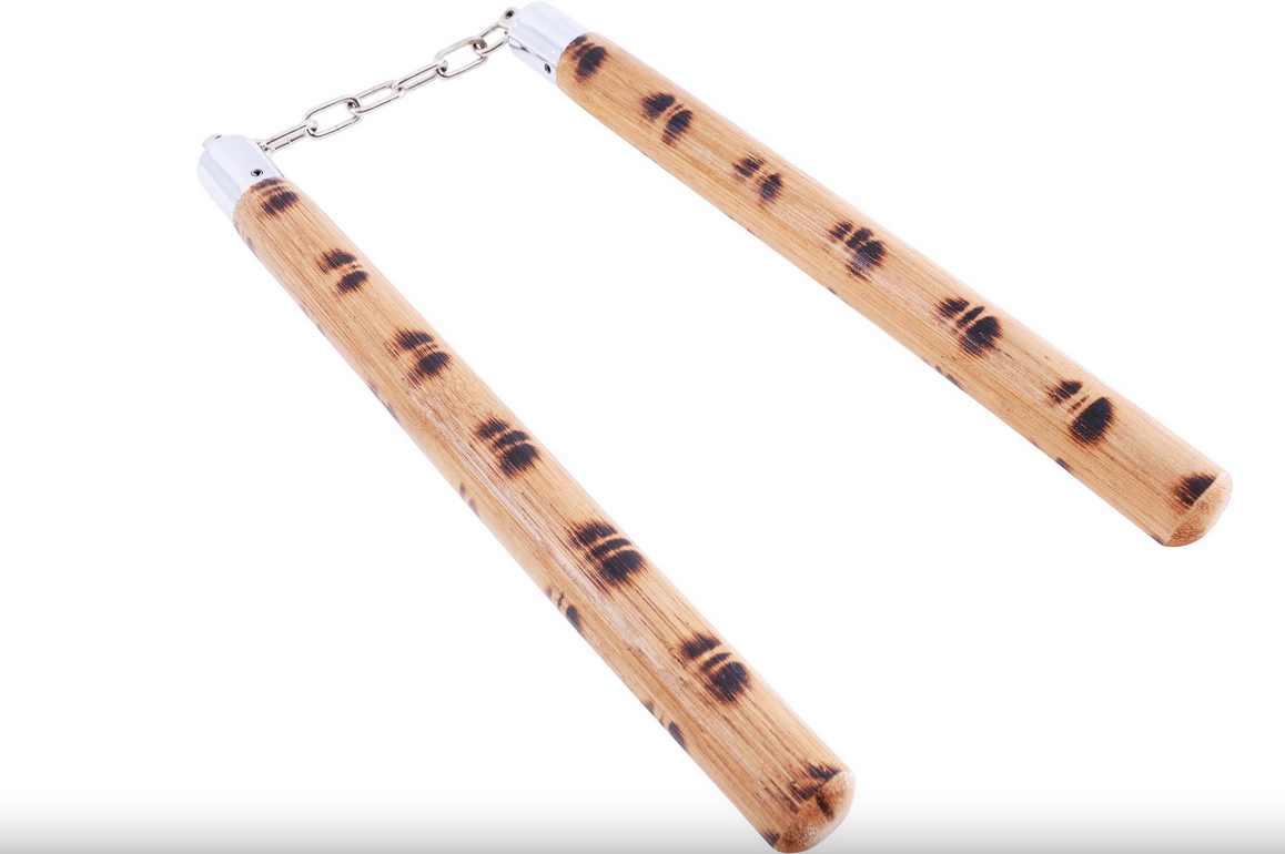 Nunchaku, Fire Branded - Ratan & Chain