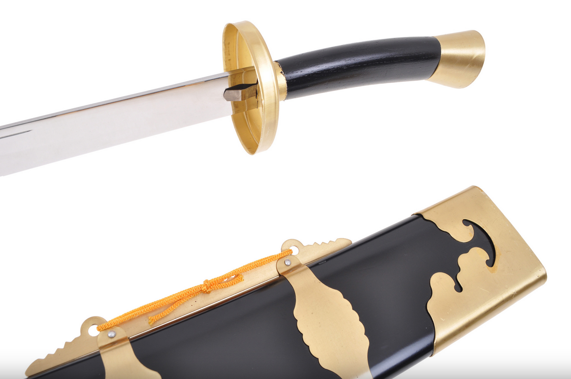 Tradiční široká šavle, nerezová ocel - tuhý