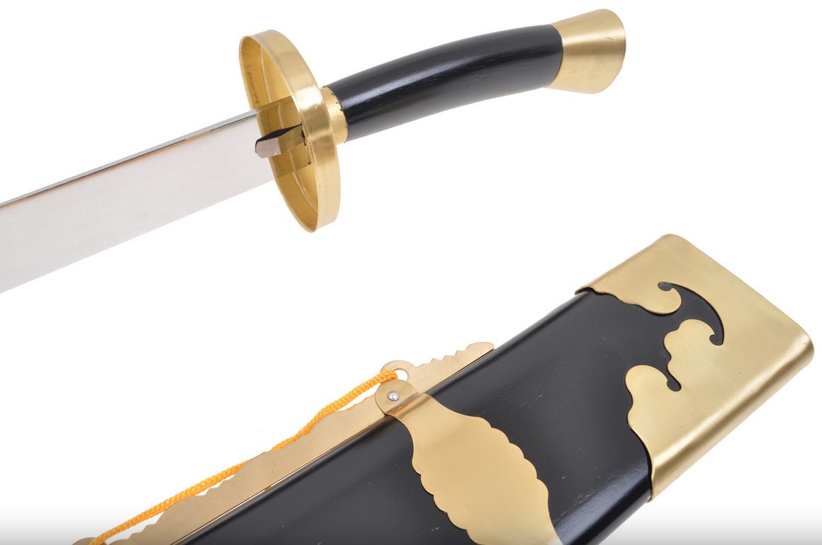 Tradiční široká šavle, nerezová ocel - polopružná