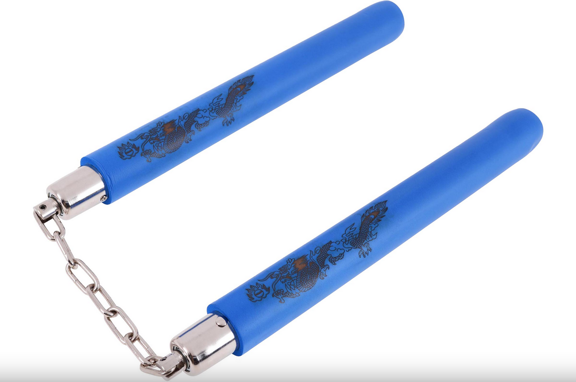 Nunchaku drak, pěna & řetěz - Velká velikost