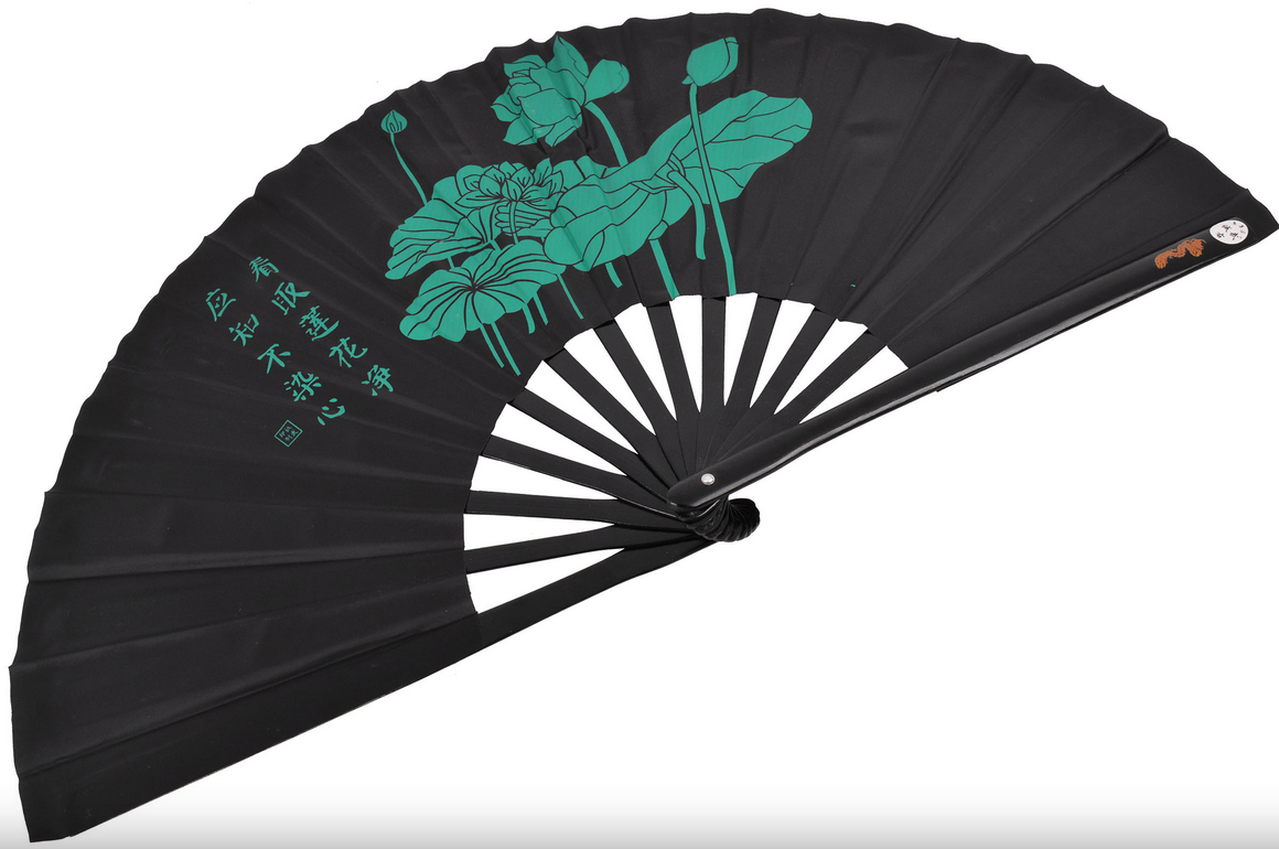 Vějíř Tai Chi (Tai Ji Shan) - Lotus