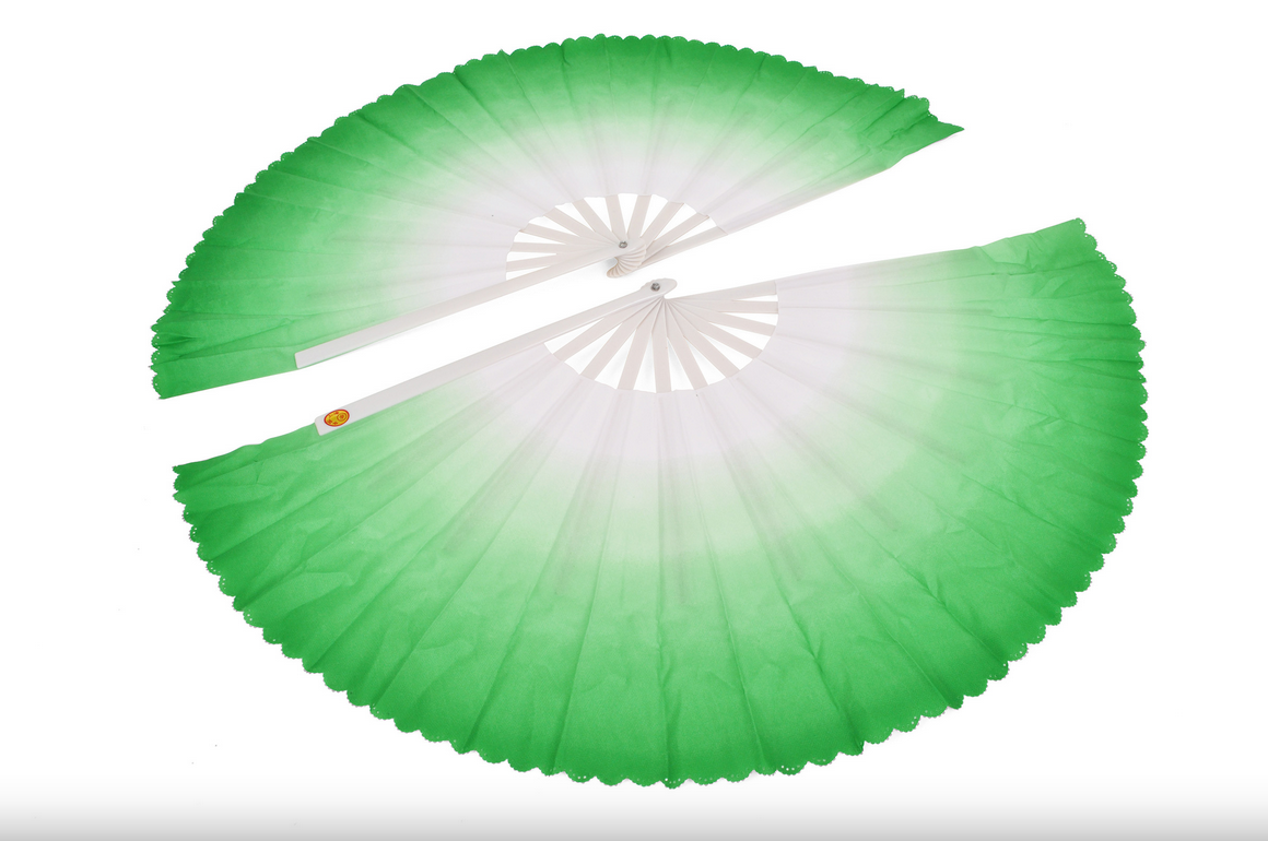 Dvojitý vějíř Tai Ji, styl Mulan