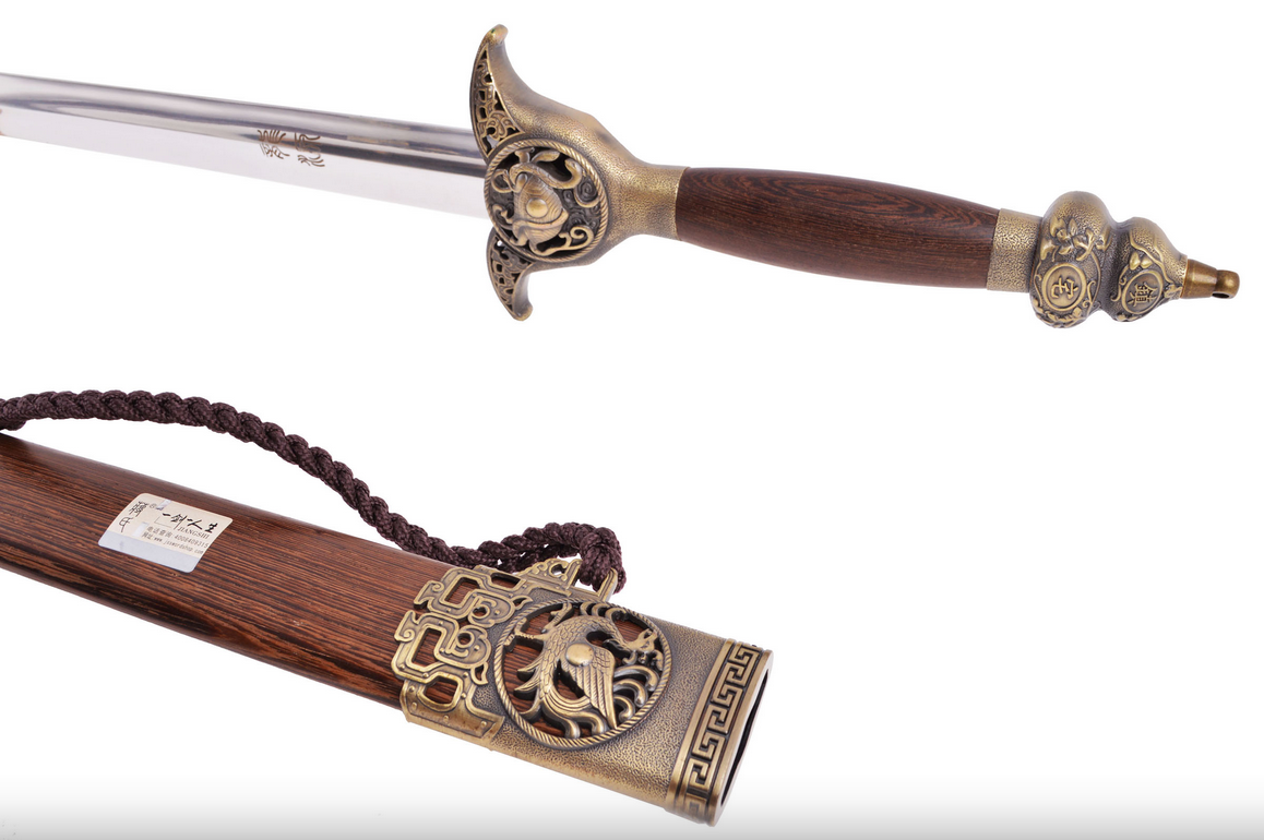 Tai Ji, Tai Chi «Zhen Zhai» Přímý meč, diamantový průřez, částečně pružný