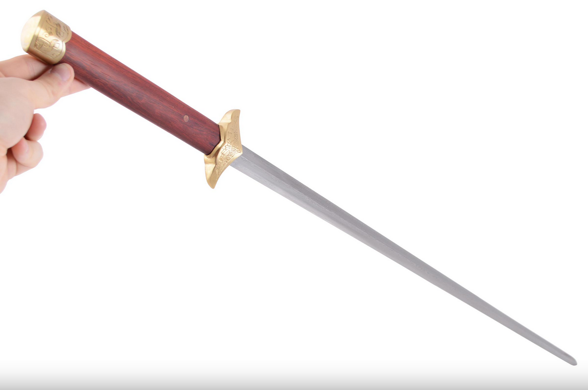 Jinův meč, Šarlatový východ slunce – damascénská ocel, kovárna LK Chen