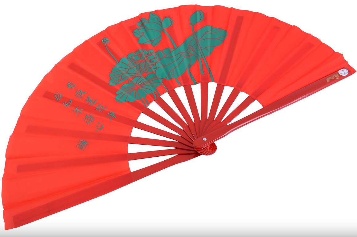 Vějíř Tai Chi (Tai Ji Shan) - Lotus