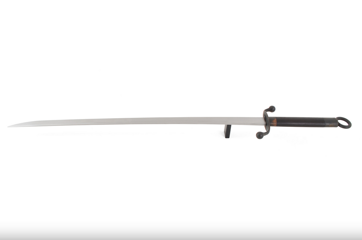 Tradiční styl Tai Ji široký meč Chen (horní rozsah, černý) - tuhý