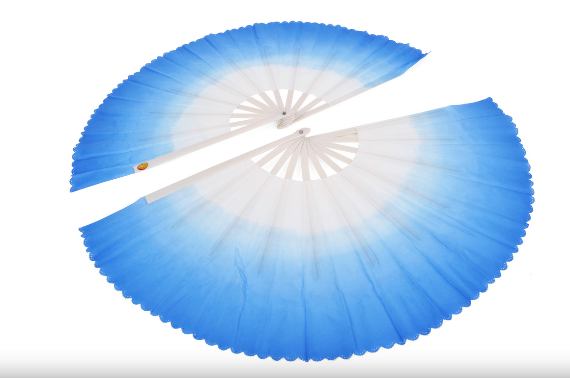 Dvojitý vějíř Tai Ji, styl Mulan