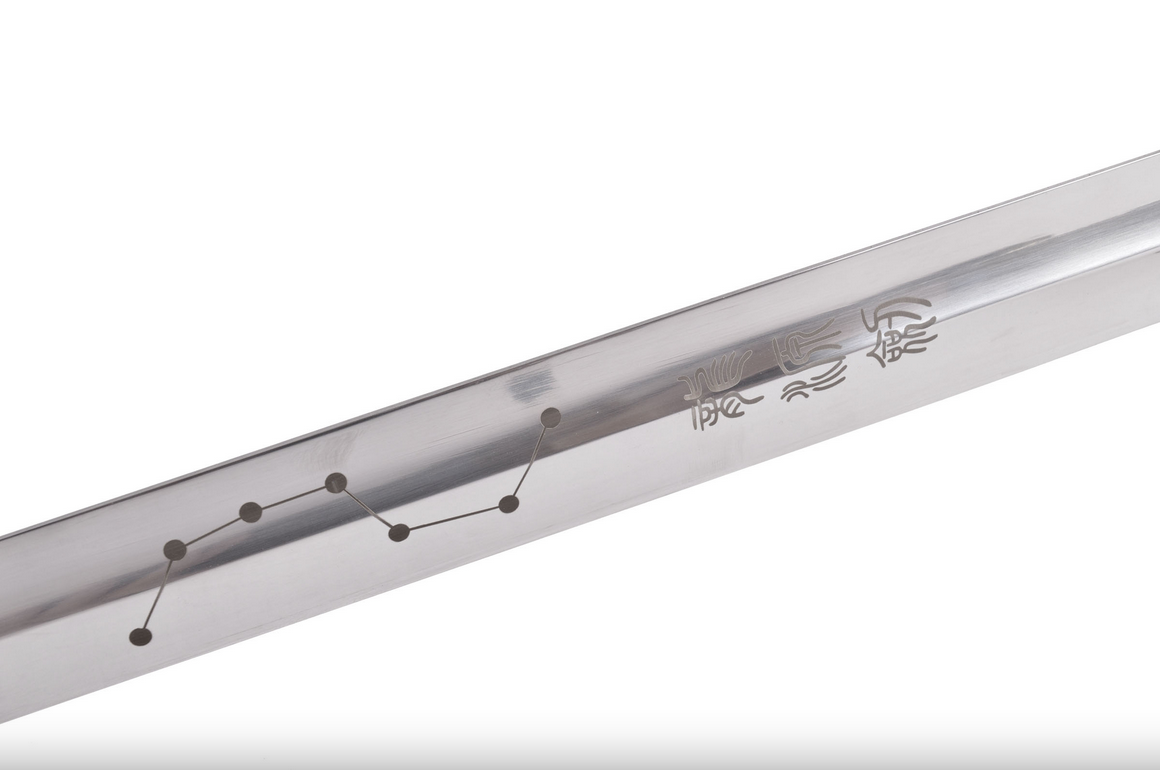 Tai Ji, Tai Chi meč diamantový Průřez - polotuhý