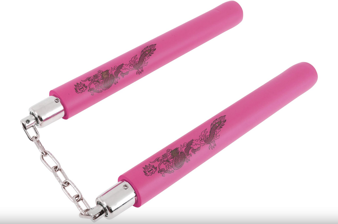 Nunchaku drak, pěna & řetěz - Velká velikost