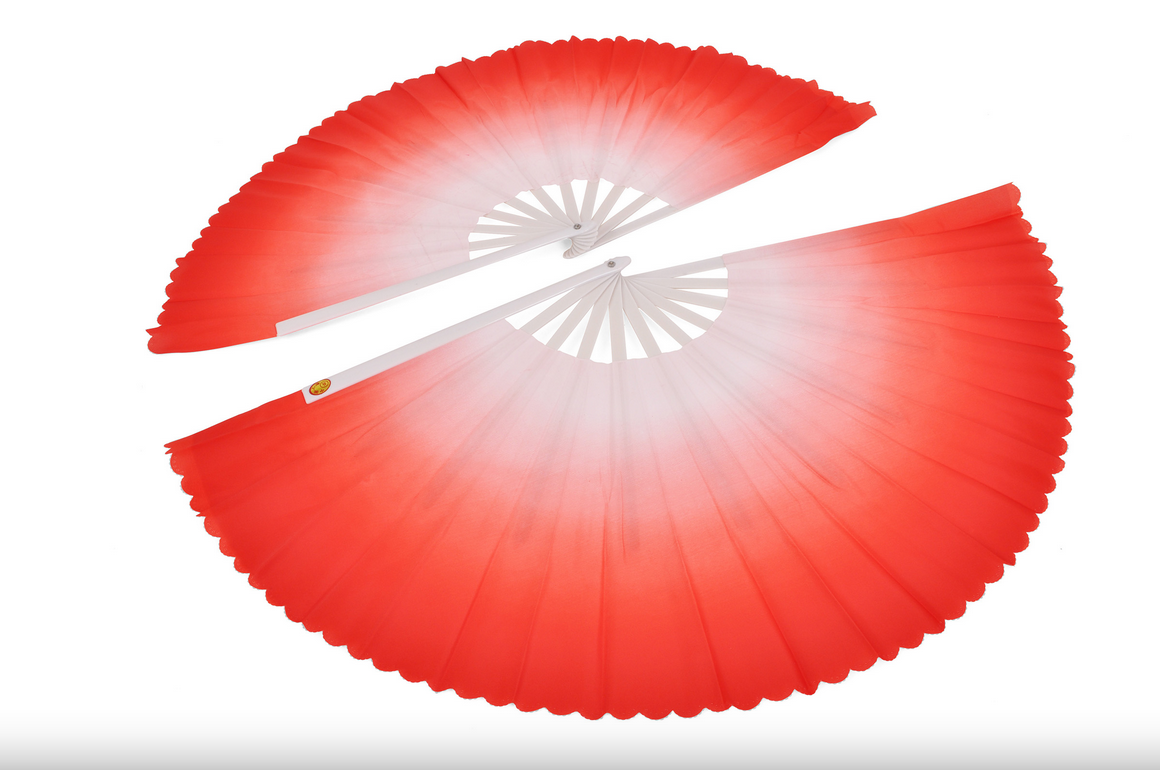 Dvojitý vějíř Tai Ji, styl Mulan