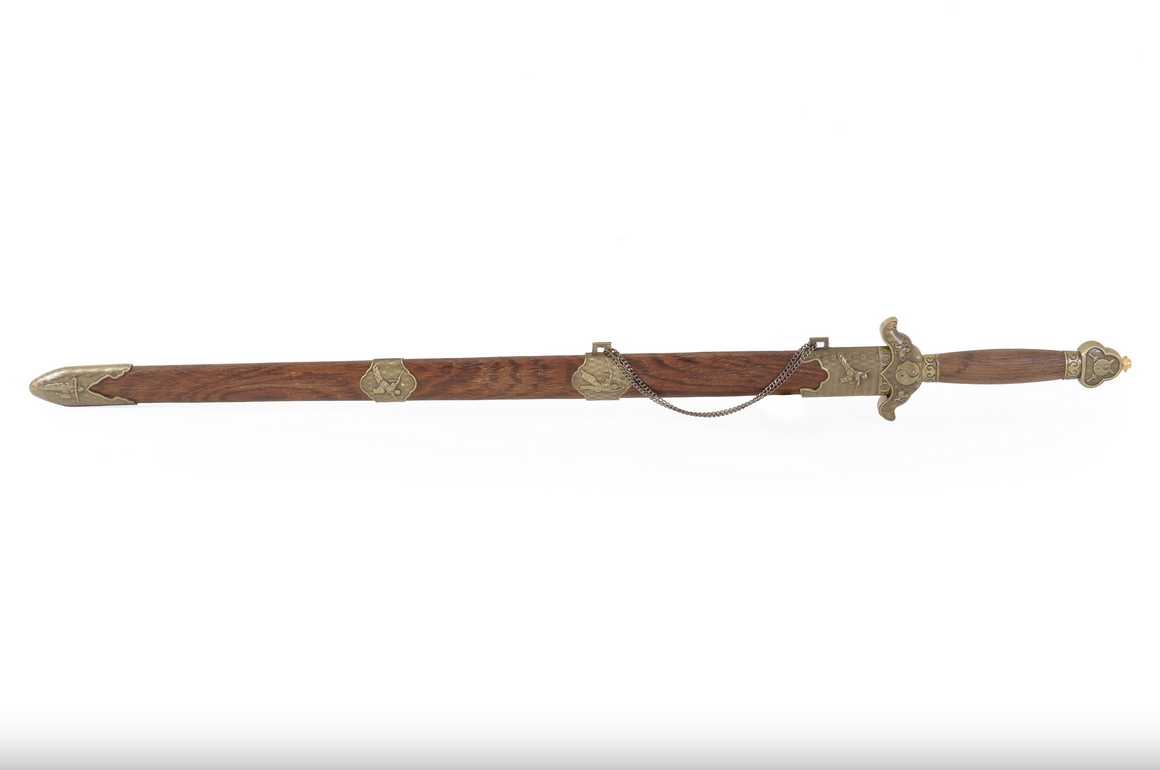 Chen Lian rovný meč, nerezová ocel - částečně pružný