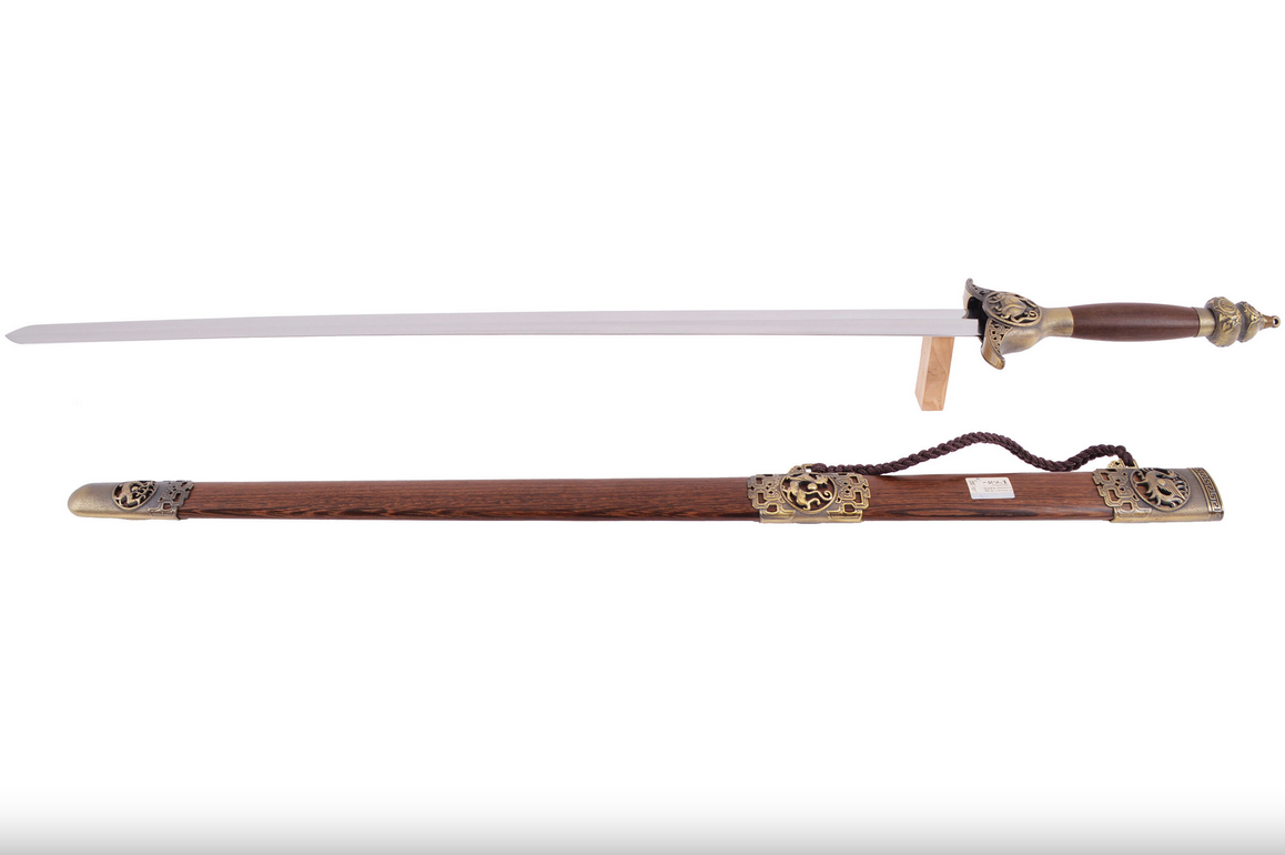 Tai Ji, Tai Chi «Zhen Zhai» Přímý meč, diamantový průřez, částečně pružný