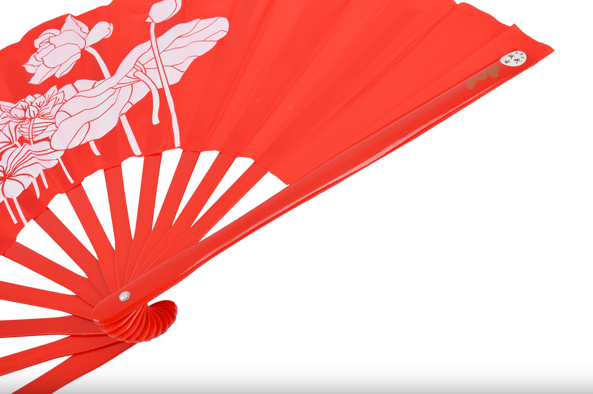 Vějíř Tai Chi (Tai Ji Shan) - Lotus