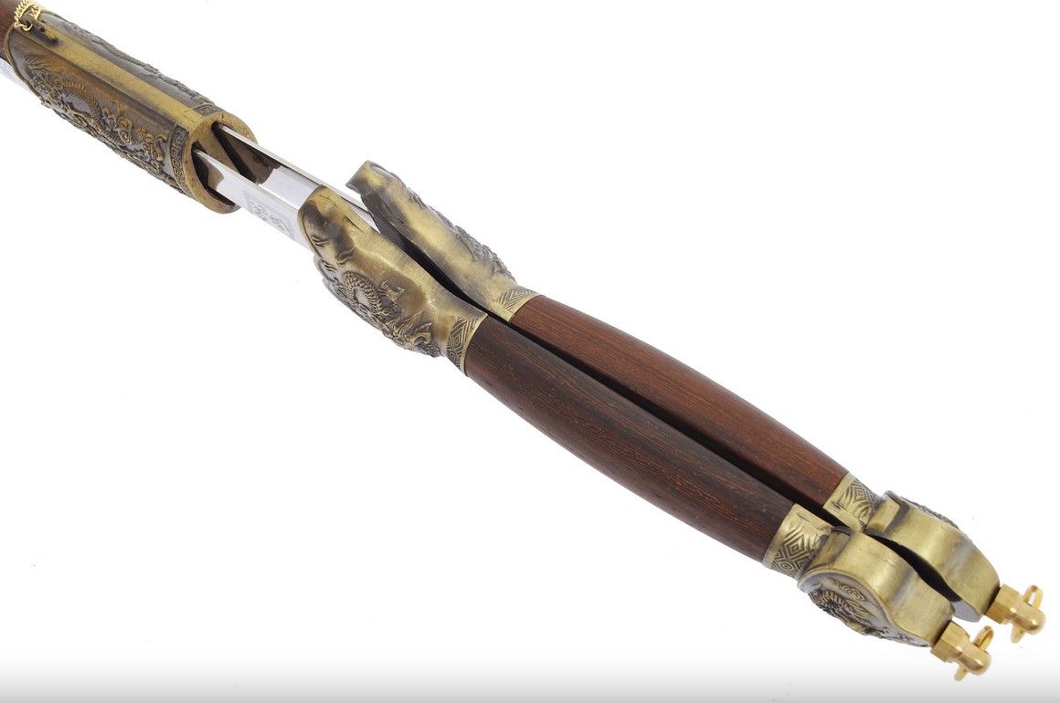 Dvojitý přímý meč, tuhý, nerezová ocel (horní řada), Jian Wang