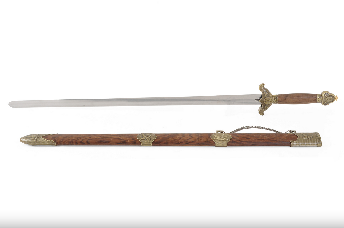 Chen Lian rovný meč, nerezová ocel - částečně pružný