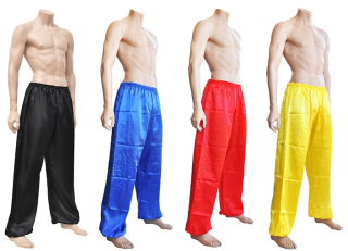 Kung-fu, kalhoty Wushu, satén