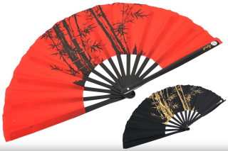 Tai Chi vějíř - Bambusový design