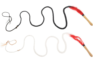 Kožený dlouhý bič - 370 cm