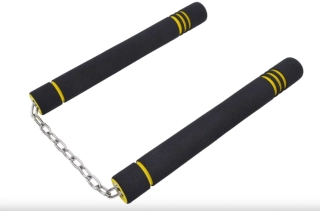 Nunchaku, těžší - pěna & řetěz