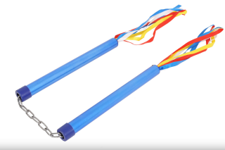 Nunchaku - Umělecké, PVC a řetěz