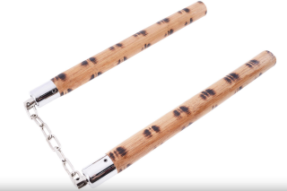 Nunchaku, Fire Branded - Ratan & Chain