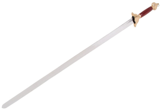 Rovný meč Tai Chi a wushu, club - polopružný