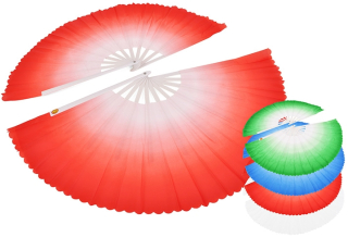 Dvojitý vějíř Tai Ji, styl Mulan